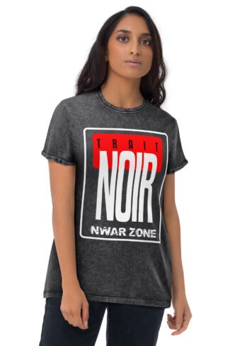 T-shirt Trait Noir en jean IV